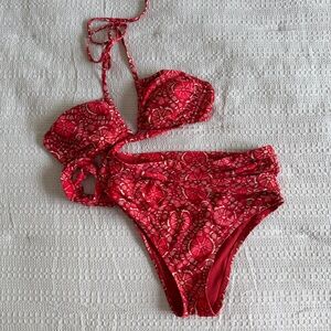 Rhode red bandana bikini NWOT medium